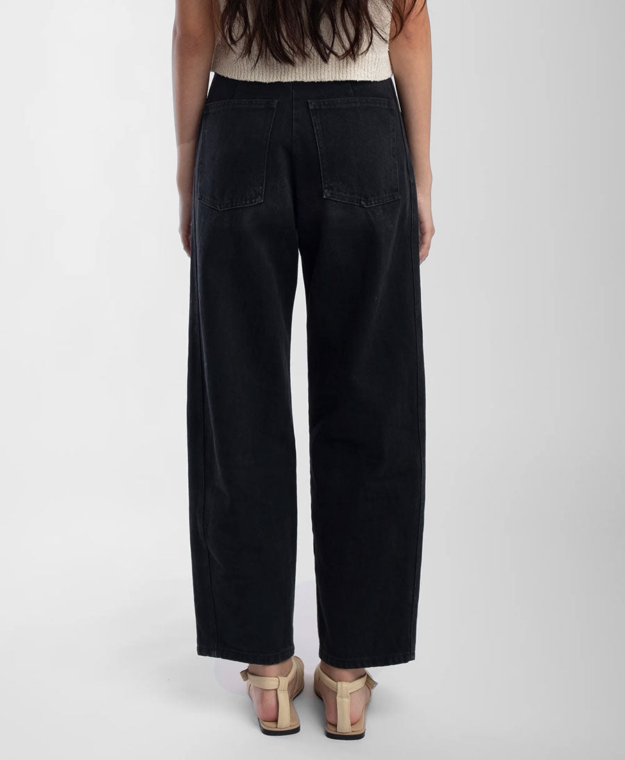 Denimhose - Faded Black Panel Jean