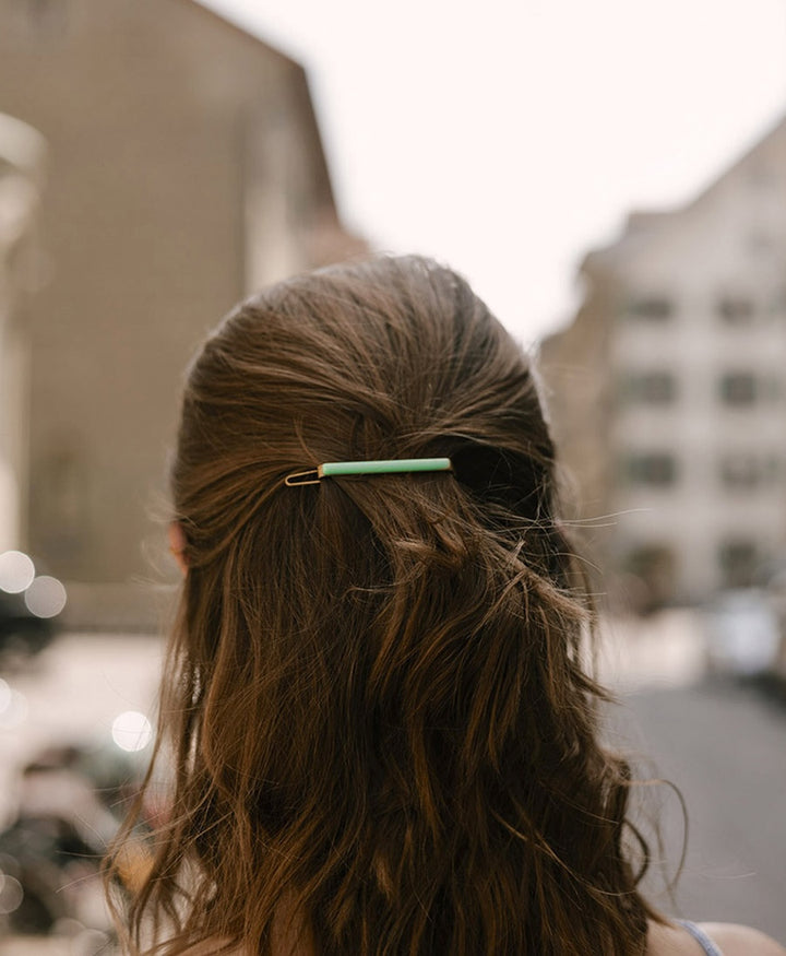 Haarclip - PARIS GREEN BARETTA