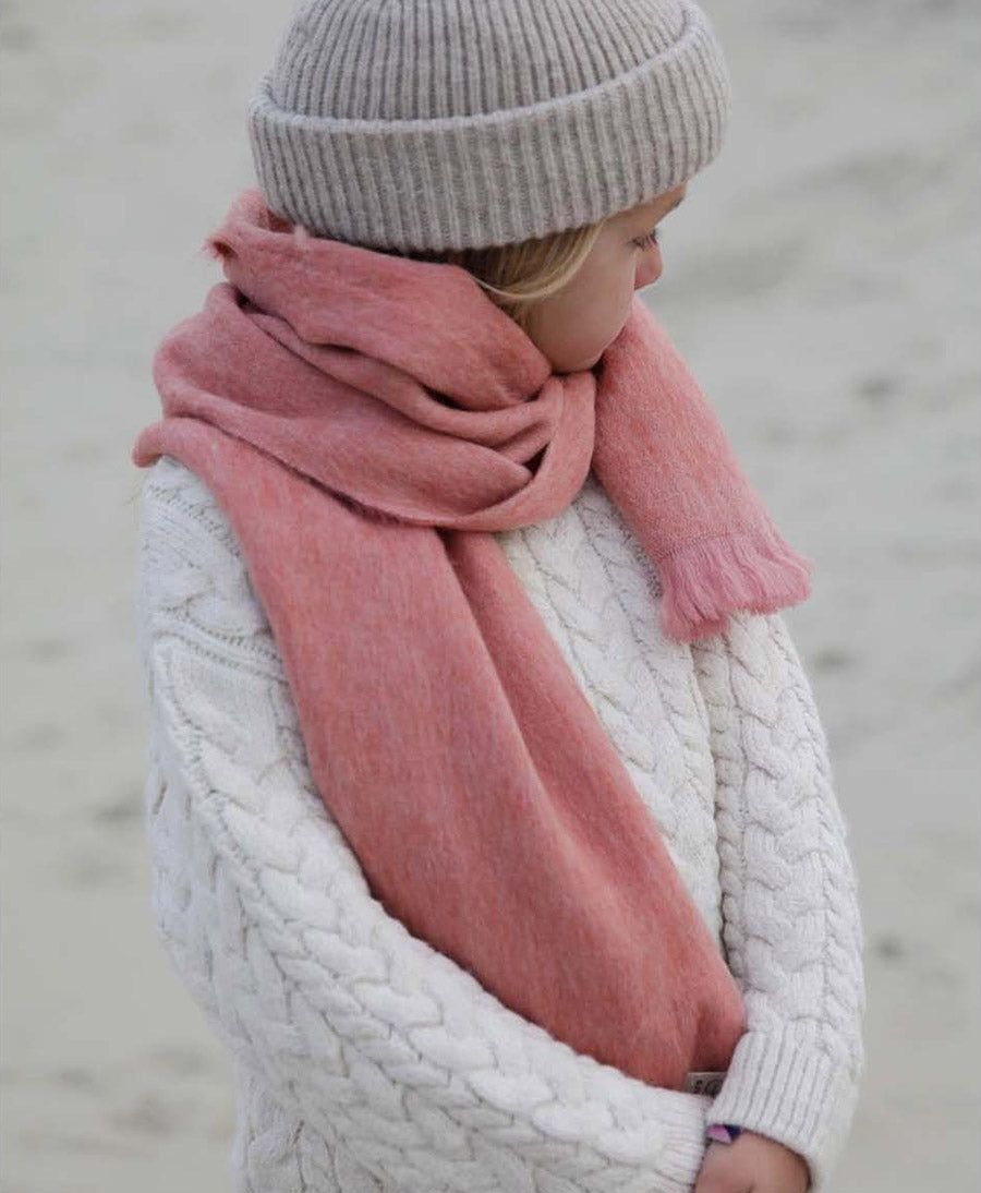 Halstuch Alpaka Schal Petit - Solid Wildflower