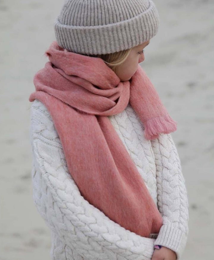 Halstuch Alpaka Schal Petit - Solid Wildflower