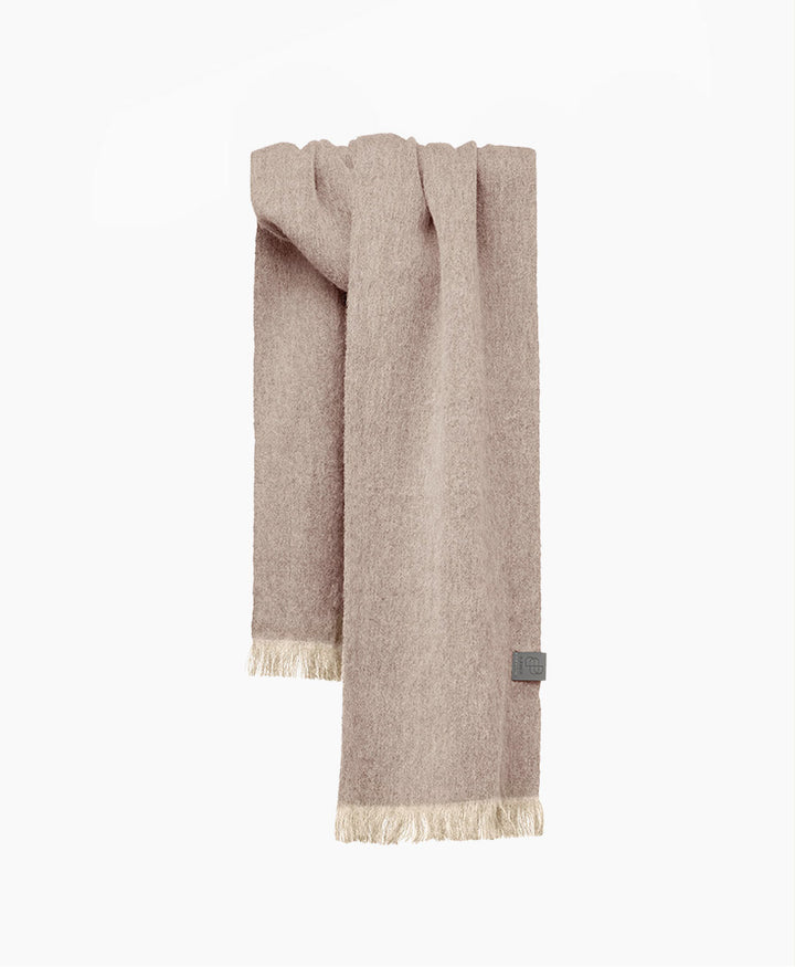 Halstuch Alpaka Schal Petit - Solid Desert Taupe