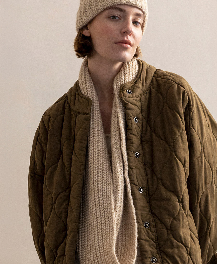 Steppjacke Quilted Jacket - Dark Moss