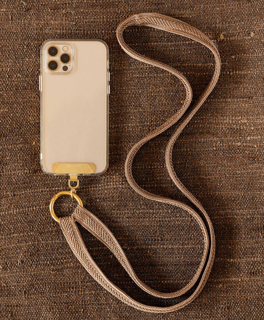 Handykette Phone Chain Set - Sand / Goldig