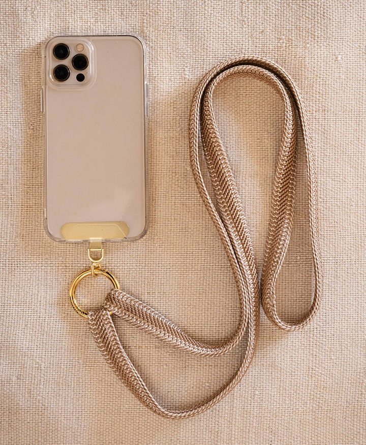 Handykette Phone Chain Set - Marble / Goldig