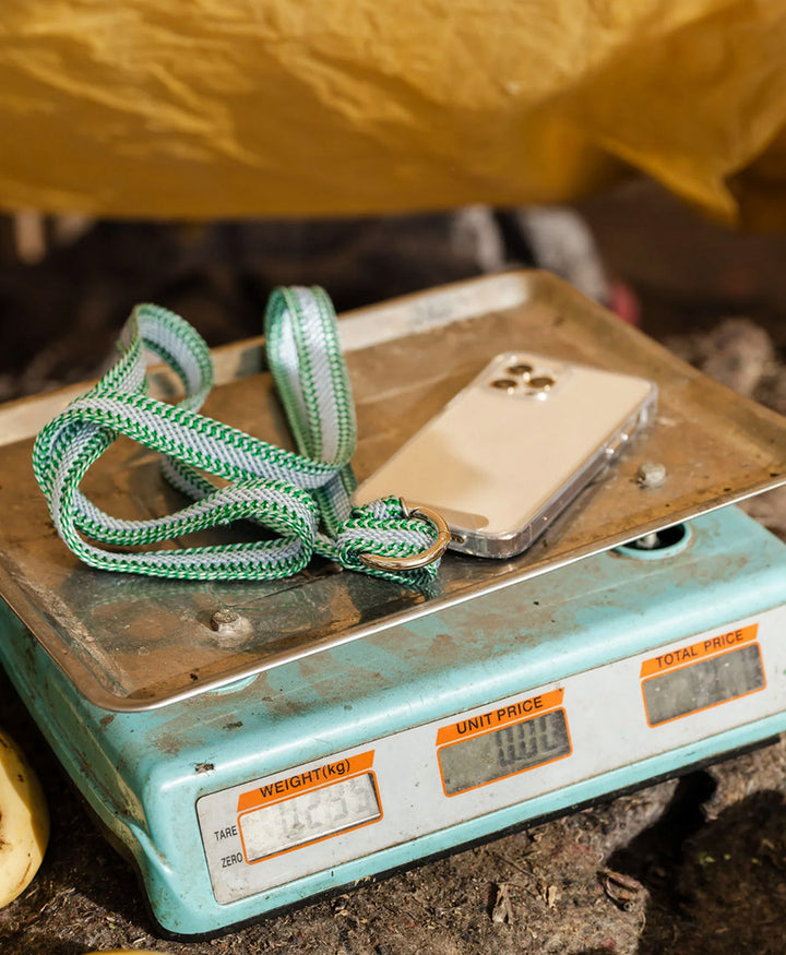 Handykette Phone Chain Set - Peppermint / Silbrig