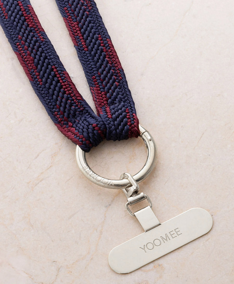 Handykette Phone Chain Set - Blood Moon / Silbrig