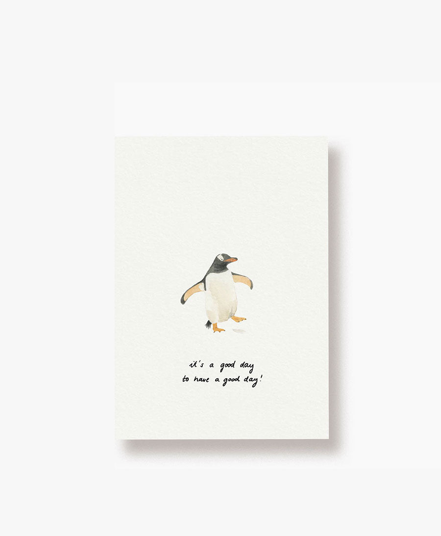 Postkarte "Pinguin - it&