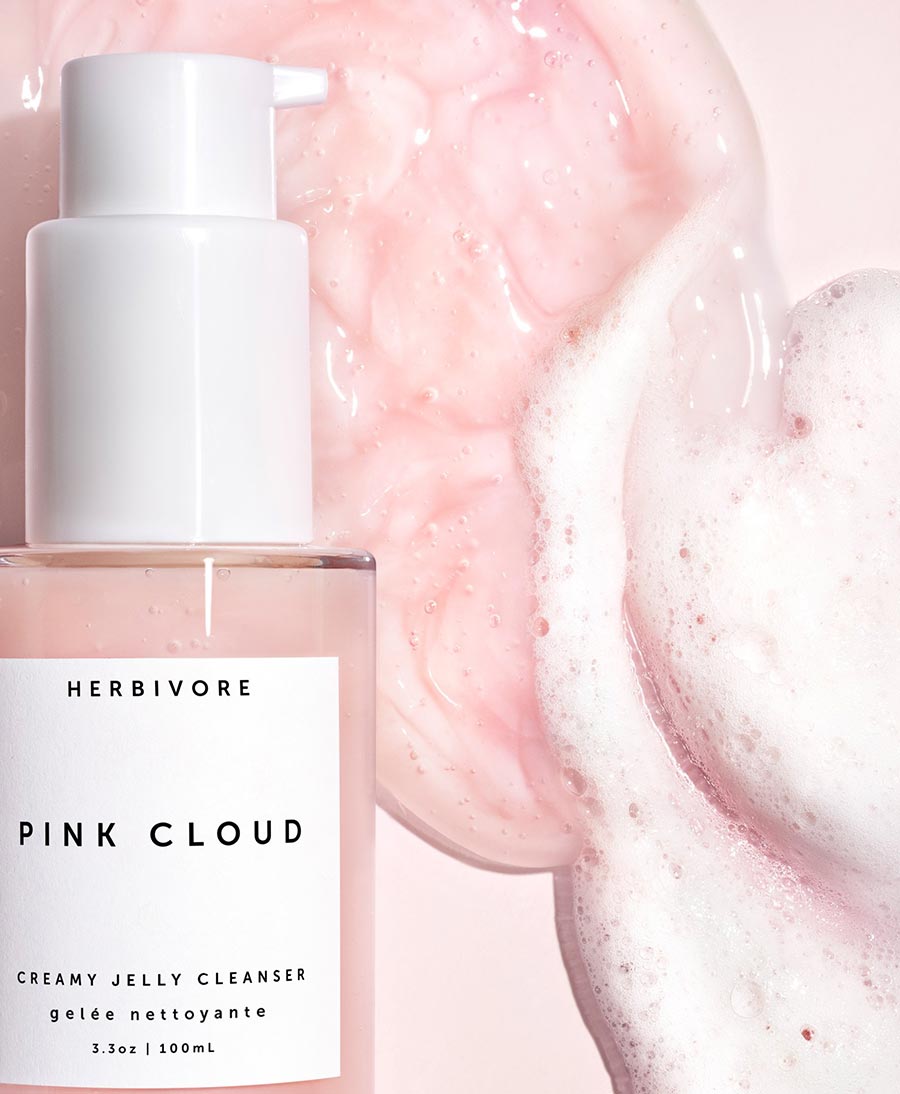 Pink Cloud Creamy Jelly Cleanser - Herbivore Botanicals - clomes