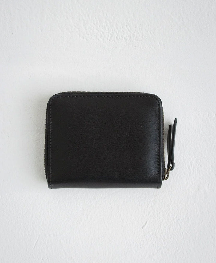 Portemonnaie aus Leder - Quin Wallet Schwarz - MANDRN - clomes