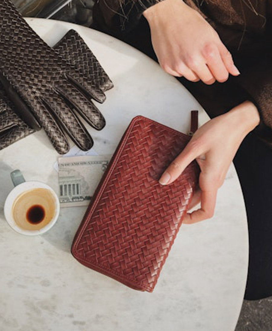 Portemonnaie - Wallet "LUCA" - Rouge