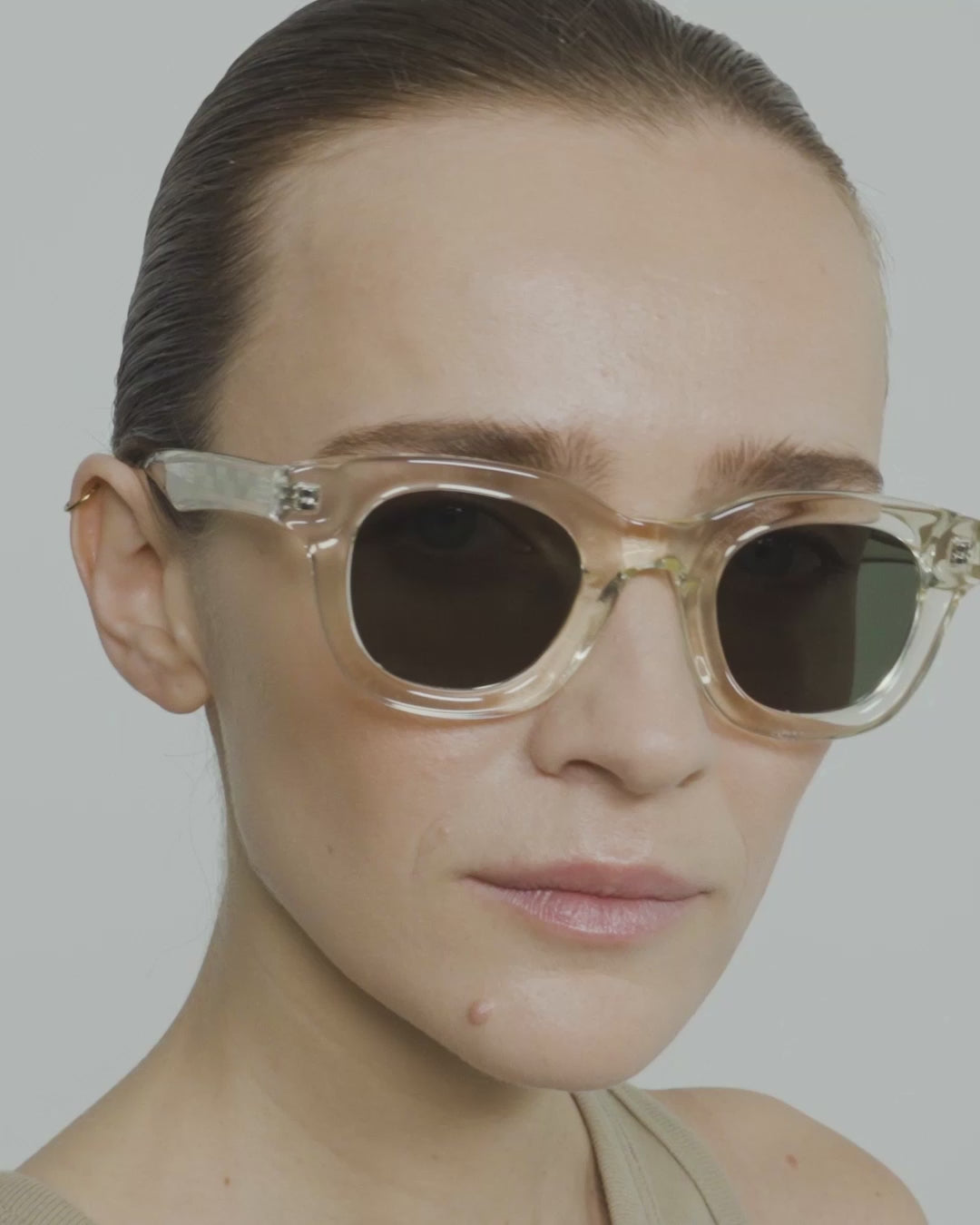 Sonnenbrille "Ponce" - Yellow Champagne