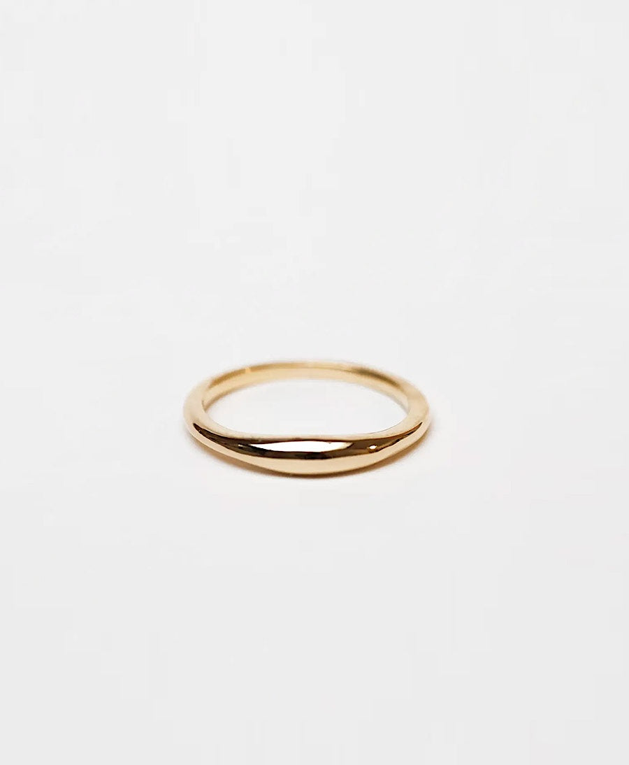 Fingerring vergoldet - Prune