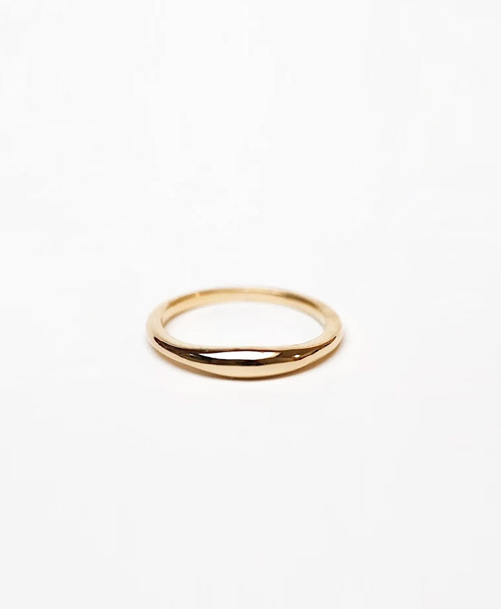 Fingerring vergoldet - Prune