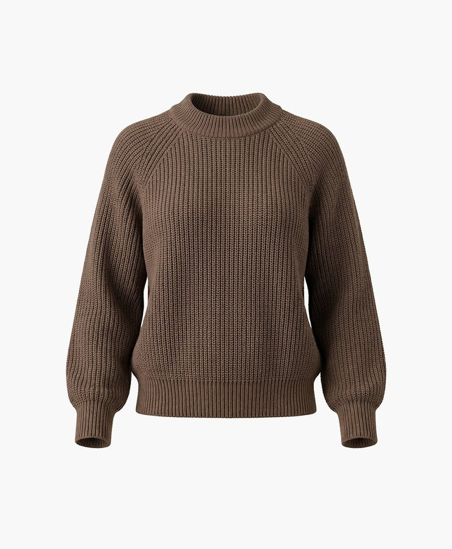 Strickpullover aus Bio-Baumwolle - Cocoa