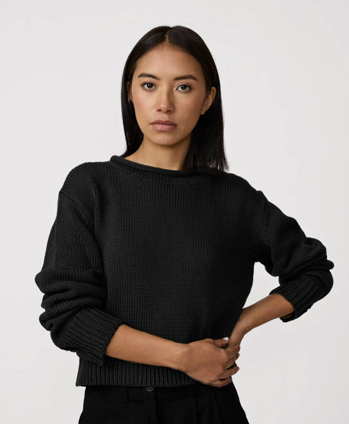 Strickpullover Mare - Schwarz