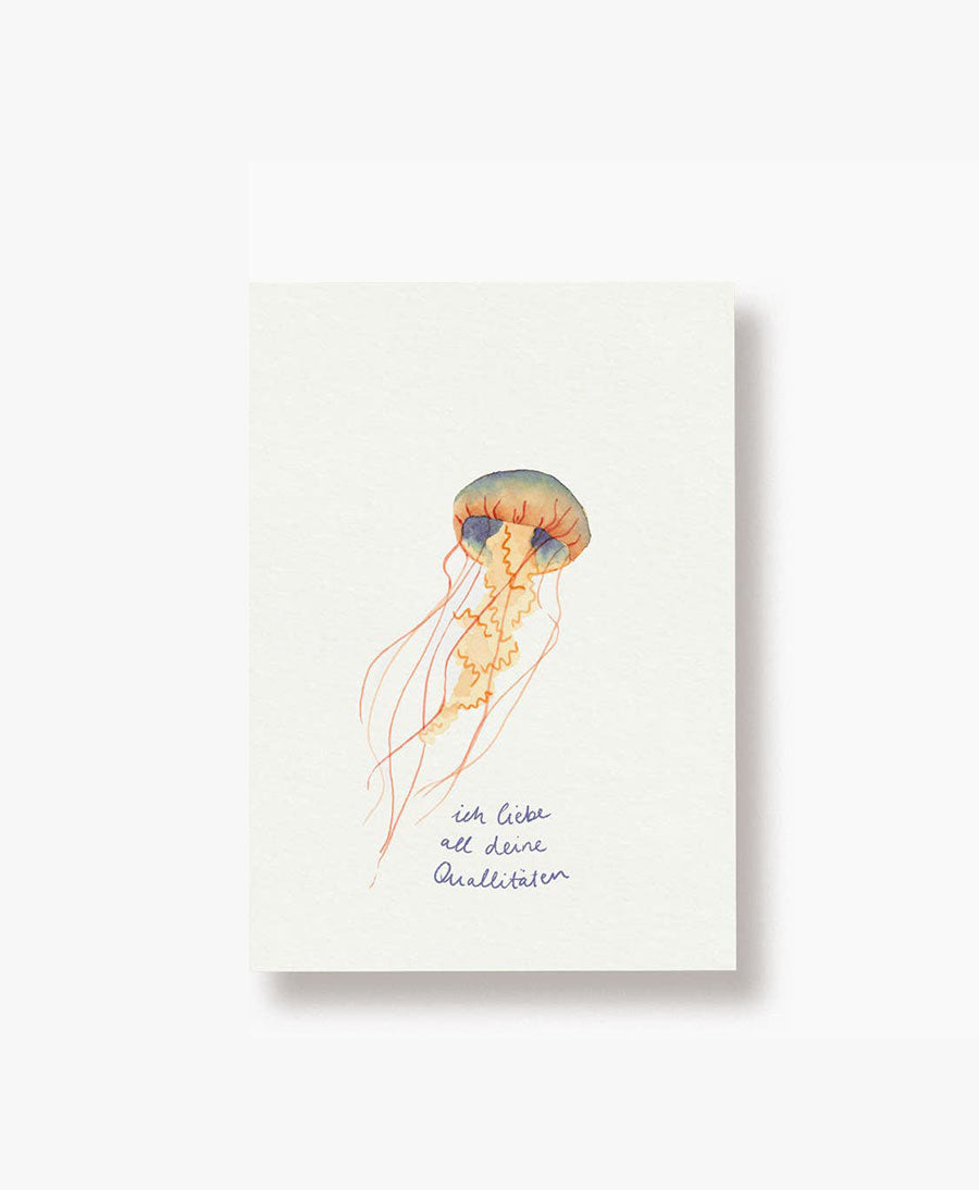 Postkarte "Qualle"