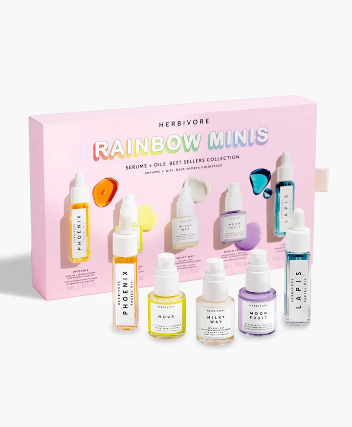 RAINBOW MINIS Serums & Oils Bestseller Set - Herbivore Botanicals - clomes