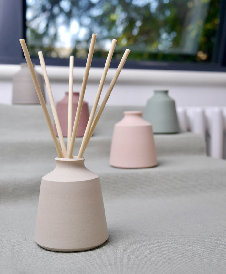 Handgefertiger Keramik-Diffusor - Kreide