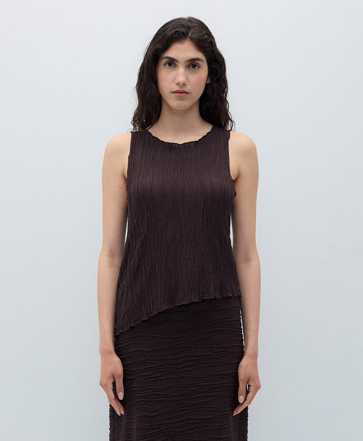 Top LEILA - Dunkelbraun