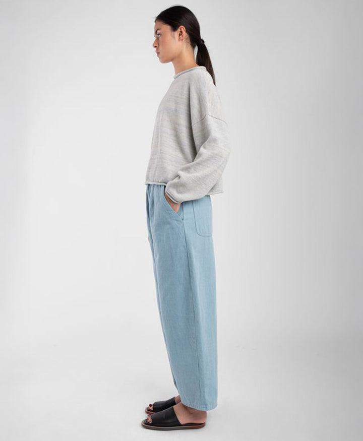 Strickpullover Heather Grey Rolled Sweater - Mehrfarbig