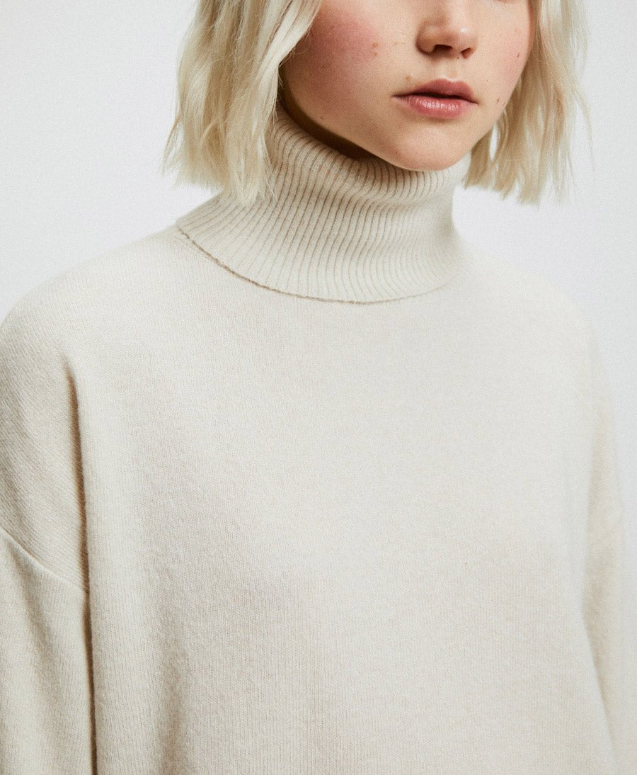 Rollkragenpullover JESSE - Hellbeige - Rita Row - clomes