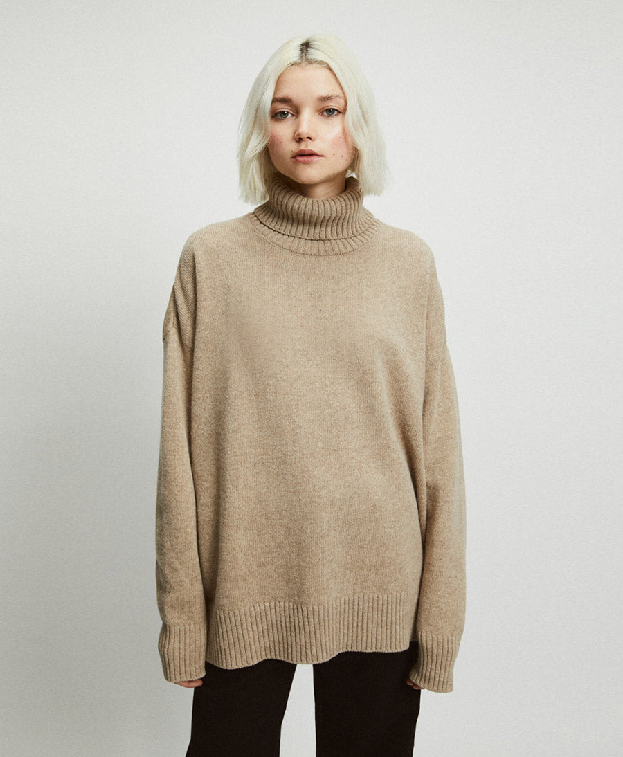 Rollkragenpullover TETON - Beige - Rita Row - clomes