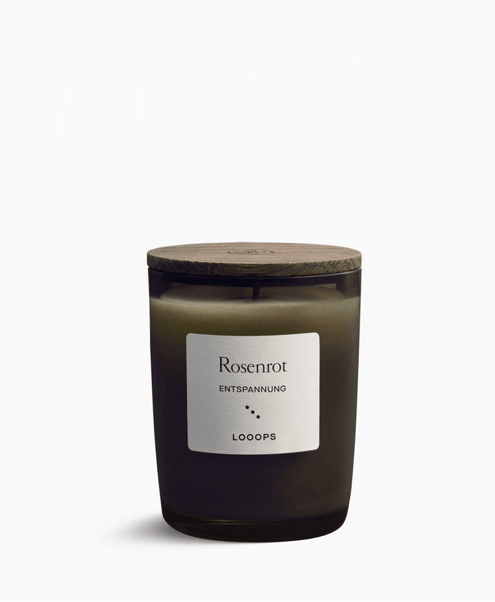 Duftkerze "Rosenrot" - 100% natürlich - 75g