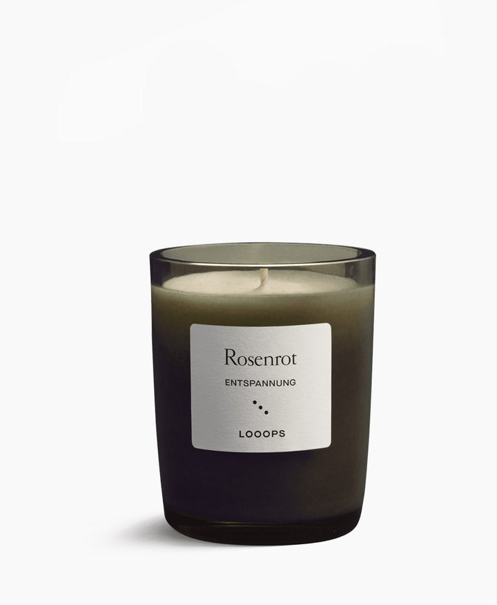 Duftkerze "Rosenrot" - 100% natürlich - 75g