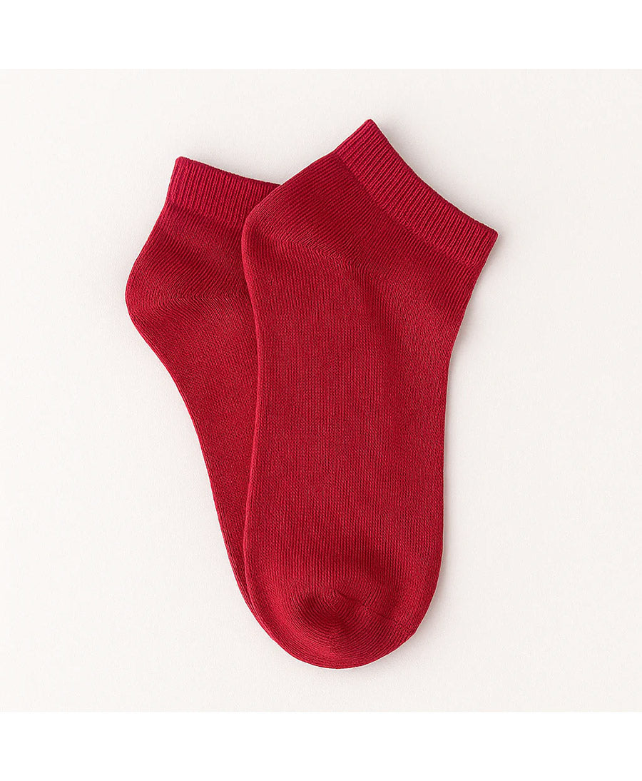 Knöchelsocken Lyocell - Rot