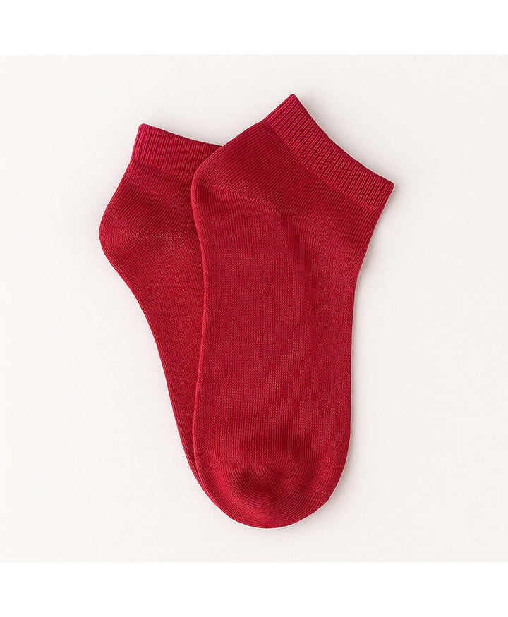 Knöchelsocken Lyocell - Rot