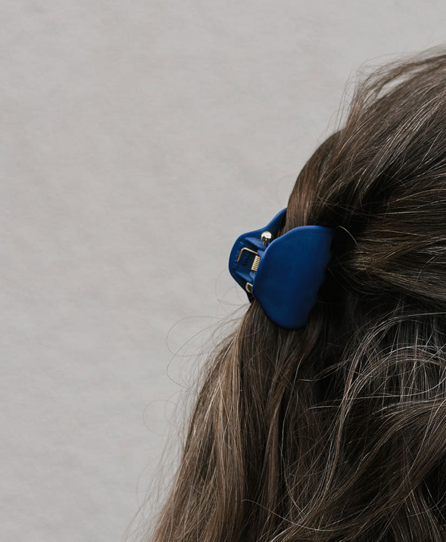 Haarklammer LIV Petite - Mattes Royalblau