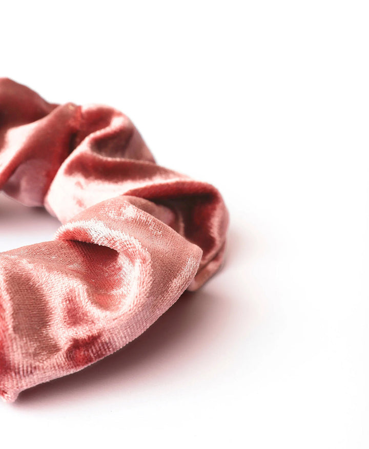 Medina Scrunchie Velvet aus Samt  - Rose