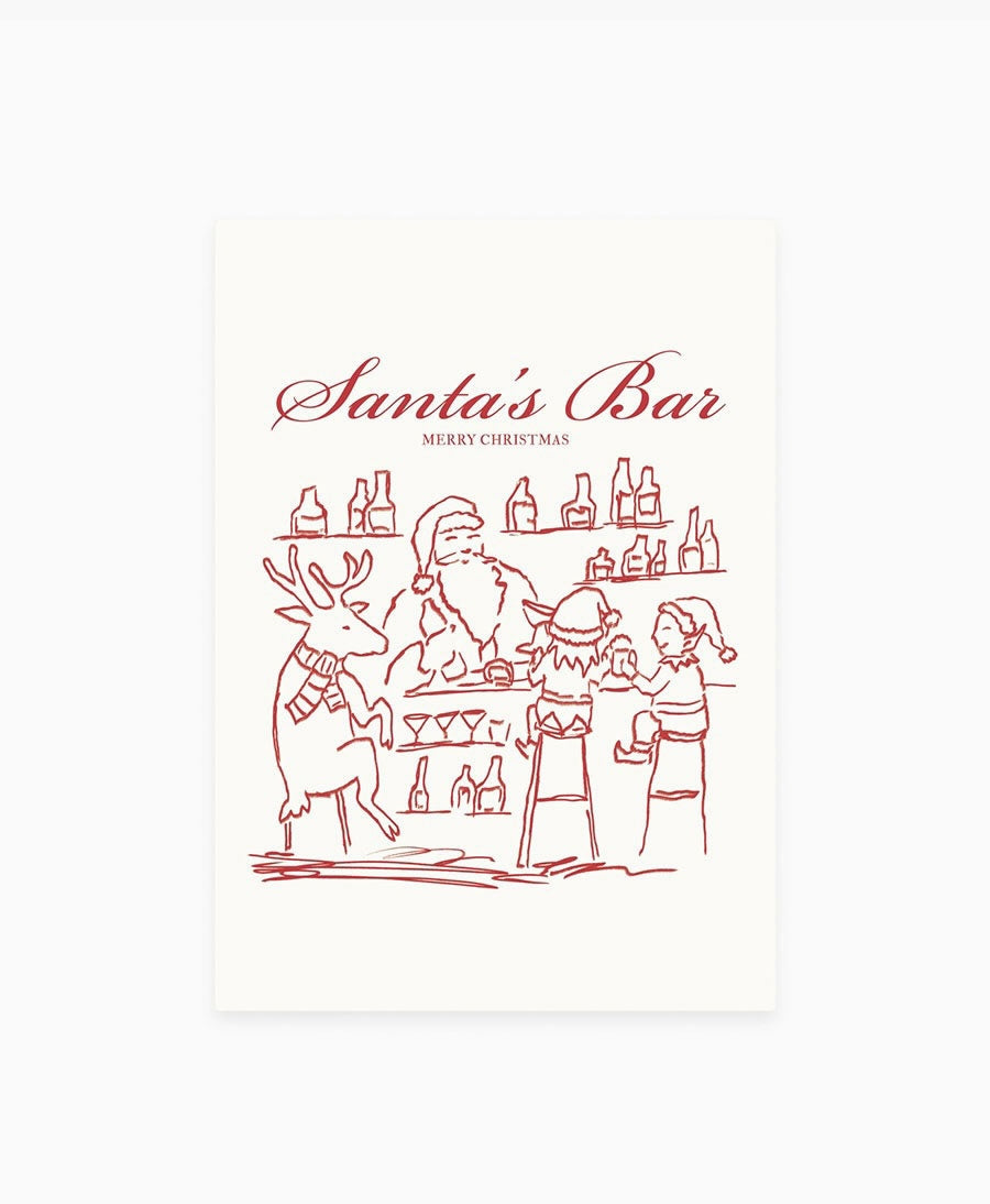 Postkarte "Santa&