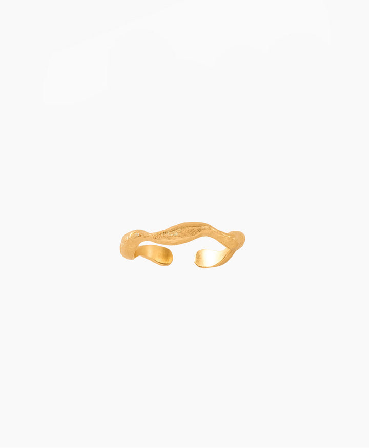 Satis Fingerring vergoldet