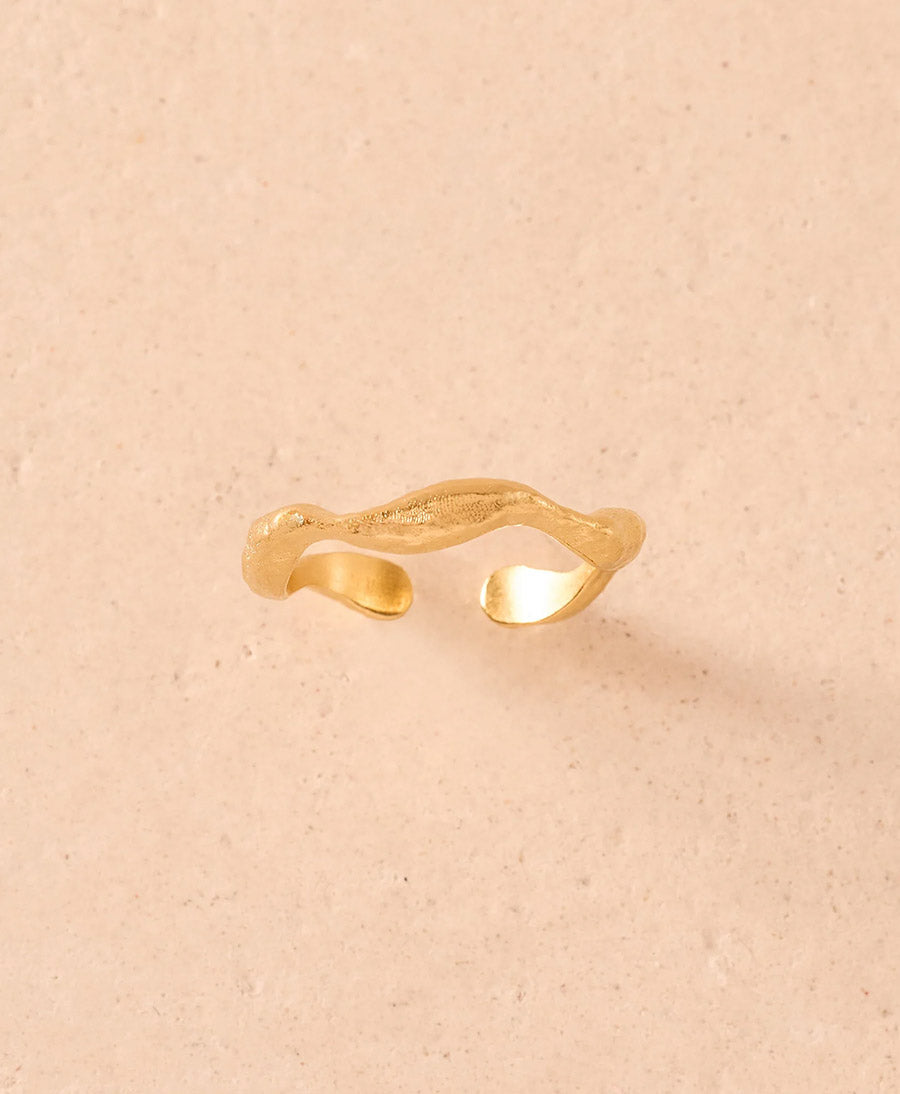 Satis Fingerring vergoldet