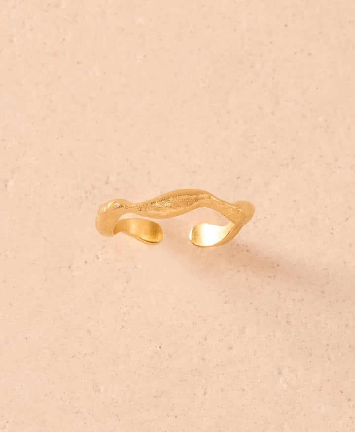 Satis Fingerring vergoldet