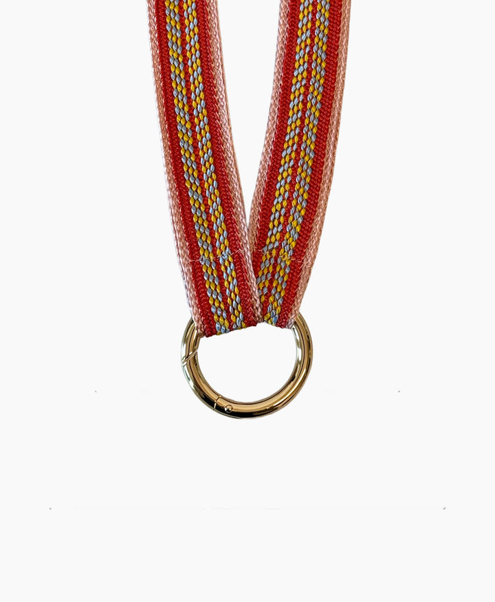 Schlüsselband vergoldeter Karabiner - Butterfly