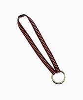 Schlüsselband Cherry Blossom Yoomee in Silbriger Karabiner Kurz