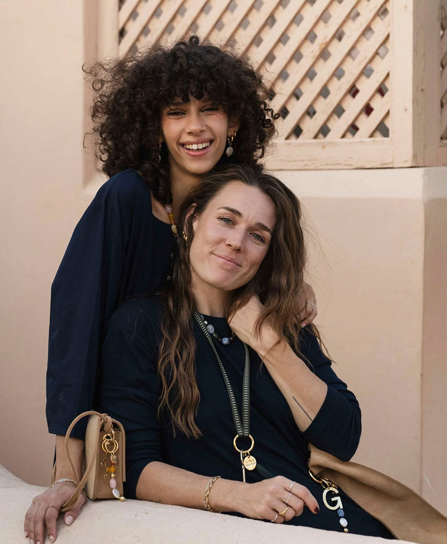 Schlüsselband vergoldeter Karabiner - Artichoke