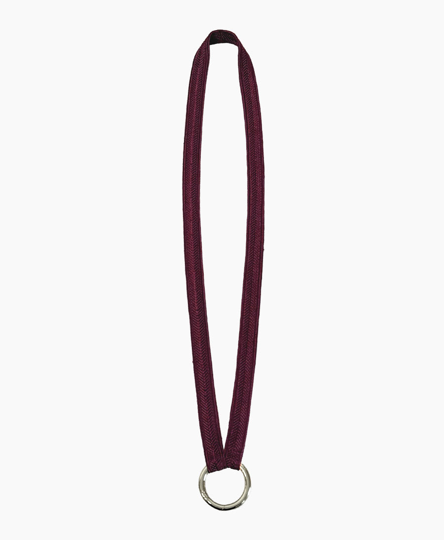 Schlüsselband silbriger Karabiner - Ruby