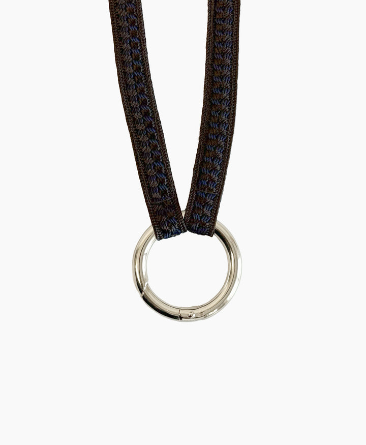 Schlüsselband silbriger Karabiner - Nightingale