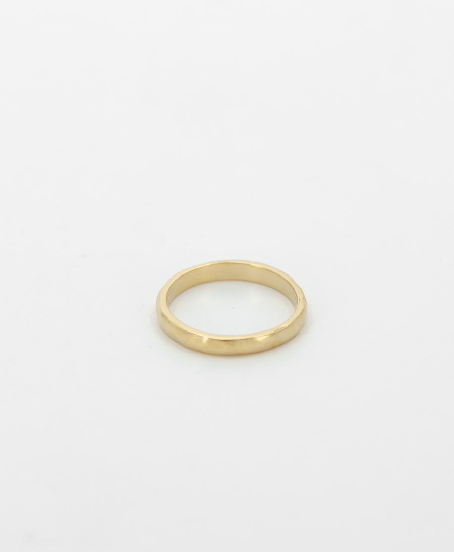 Schmaler Fingerring LOU - Vermeil - Clomes - clomes