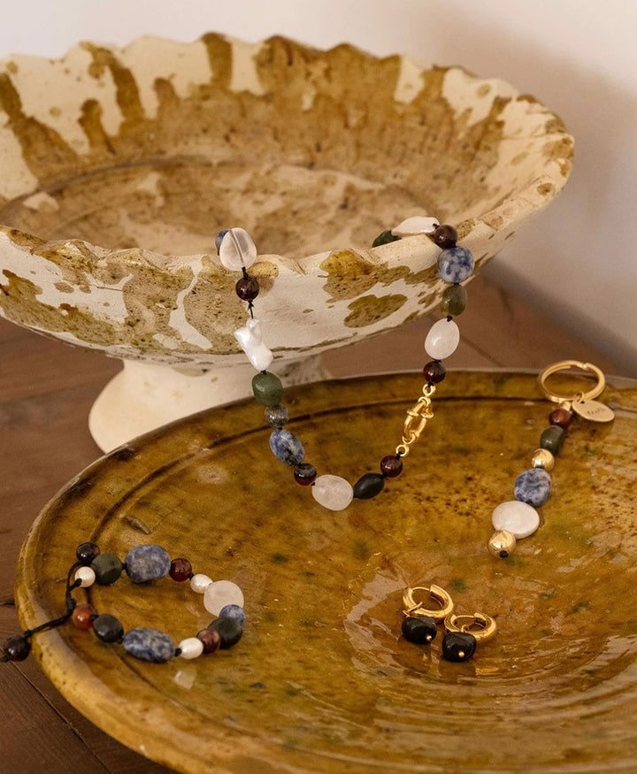 Armband aus Steinen JAMILA - Pacific