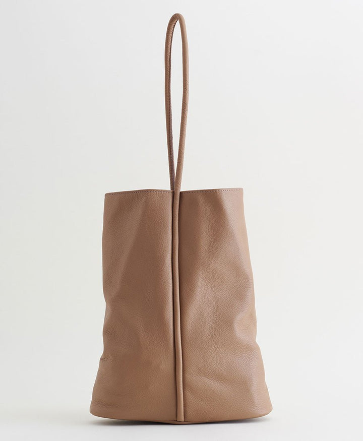 Schultertasche Louise - Leder, beige - Are Studio - clomes