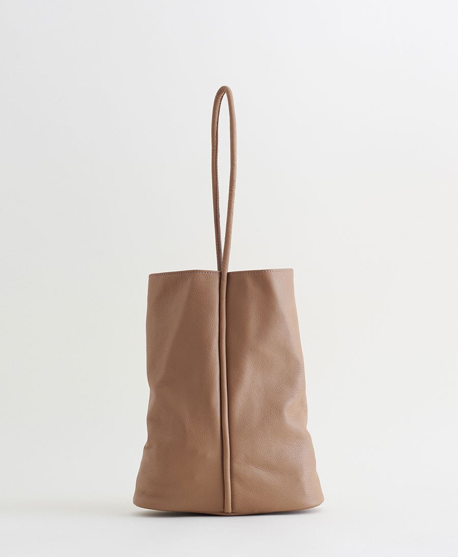 Schultertasche Louise - Leder, beige - Are Studio - clomes