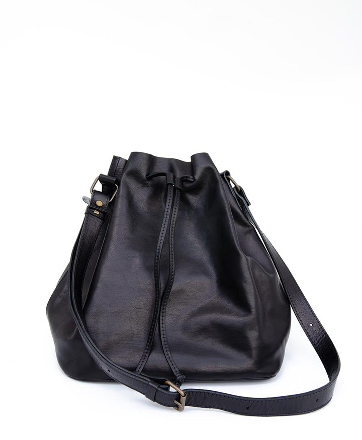 Schwarze Bucket Bag - Secondhand - PARK - clomes