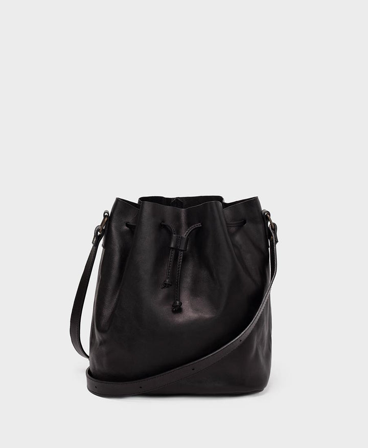 Schwarze Bucket Bag - Secondhand - PARK - clomes