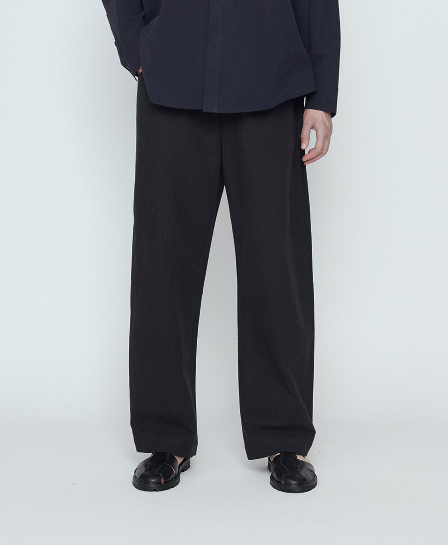 Stoffhose Signature Curve Legged Trouser - Schwarz