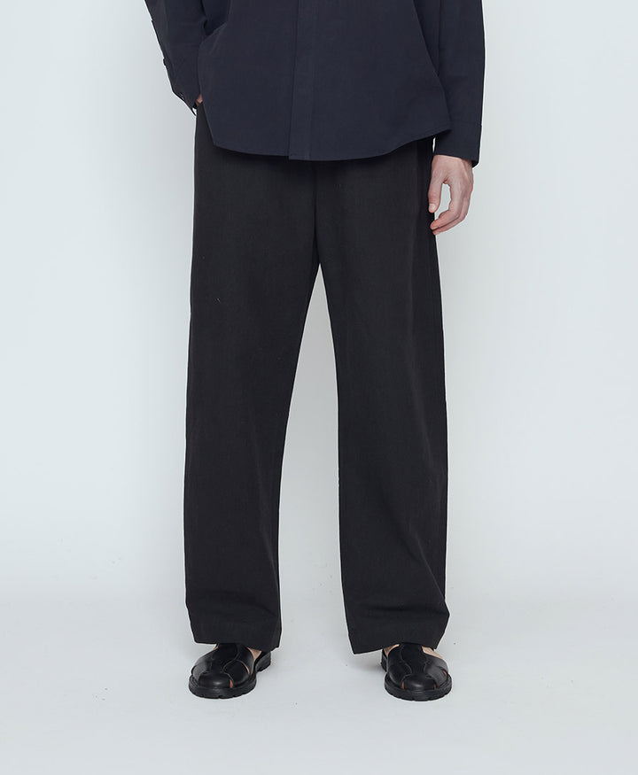 Stoffhose Signature Curve Legged Trouser - Schwarz