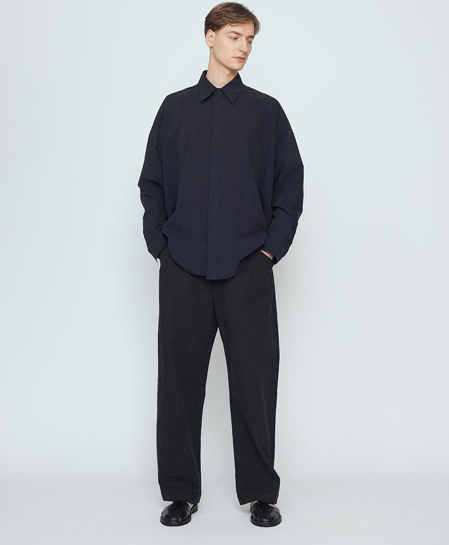 Stoffhose Signature Curve Legged Trouser - Schwarz